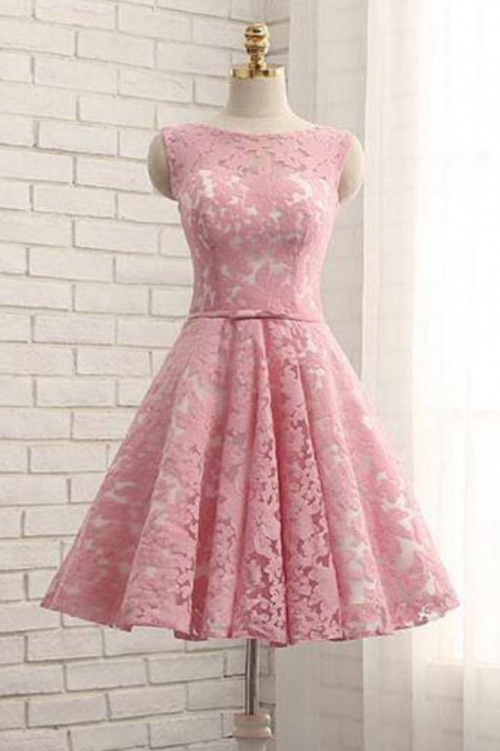 Homecoming Dresses,lace Short Prom Dress, Bridesmaid Dress
