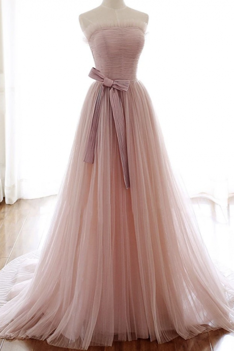 Prom Dresses,tulle Long A Line Prom Dress Evening Dress