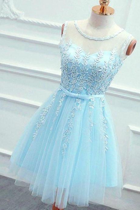 Lovely Short Party Dres, Homecoming Dress Graduation Dress