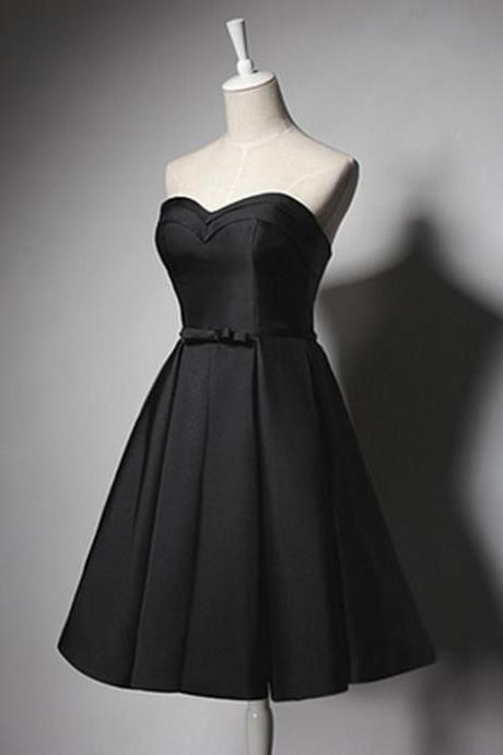 Short Princess Black Homecoming Dress, Semi Formal Occasion Dress
