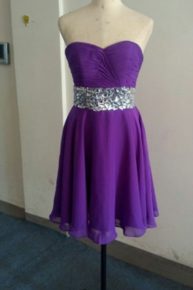 Charming Prom Dress,chiffon Prom Dress,short Homecoming Dress