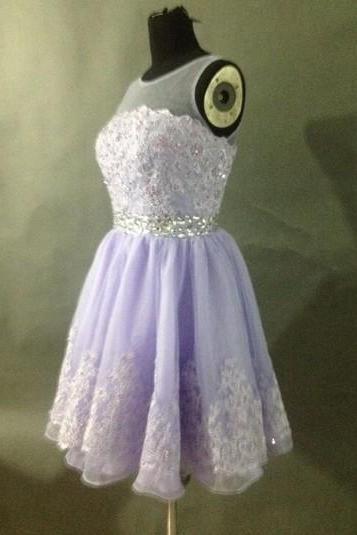 Tulle Beaded Prom Dress,sexy Prom Dress With Lace,short Prom Dresses,elegant Homecoming Dress,homecoming Dresses