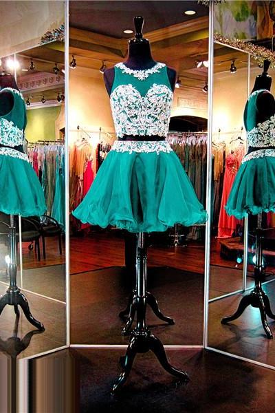 Green Short Prom Dress,sparkle Backless Prom Dress, Sexy Prom Dress, Homecoming Dress