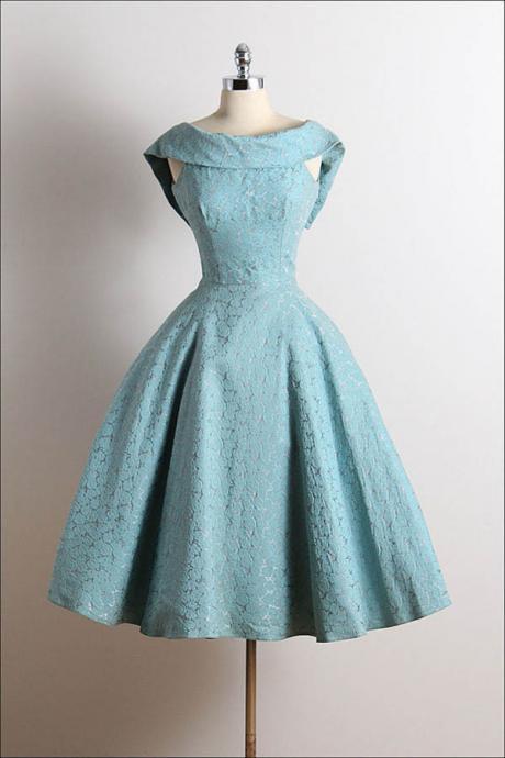 Vintage Scoop Homecoming Dress,a-line Ruched Homecoming Gown,sleeveless Knee-length Lace Homecoming Dress,formal Dresses