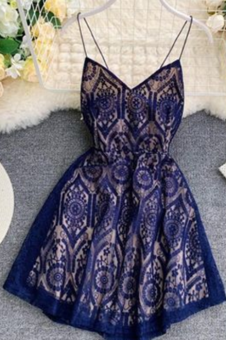 Homecoming Dresses,Lace Homecoming Dress, Short Prom Dresses,Party Dress