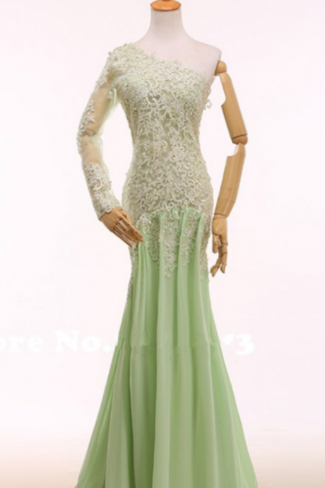 Sexy Dress, Mermaid Night Long Lace Sleeves Of Party Dress, Beautiful Skirt Long Formal Party Dress