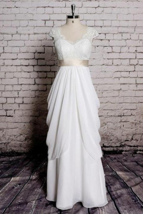 Elegant Sweetheart A-line Lace Formal Prom Dress, Beautiful Long Prom Dress, Banquet Party Dress
