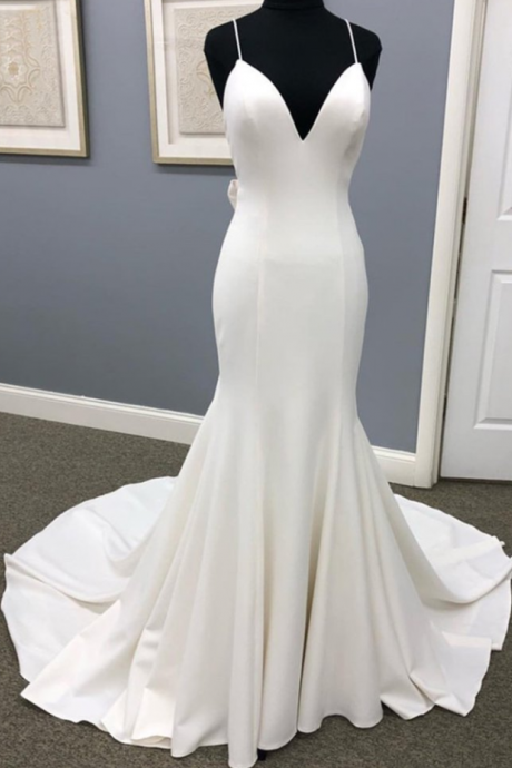 Prom Dresses,mermaid Wedding Dress, Simple Wedding Dress, Bridal Dress, Robe De Mariee, Elegant Wedding Dress, Wedding Dresses
