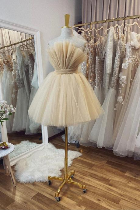 Elegant Sweetheart Short Tulle Homecoming Dress, Beautiful Formal Dress, Banquet Party Dress