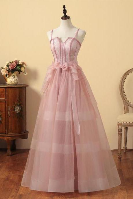 Elegant Straps Off Shoulder Tulle Evening Dress ,formal Party Dress,prom Dress
