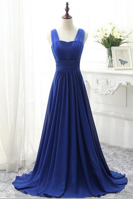 Elegant Sweetheart A-line Chiffon Evening Dress ,formal Party Dress,prom Long Dress