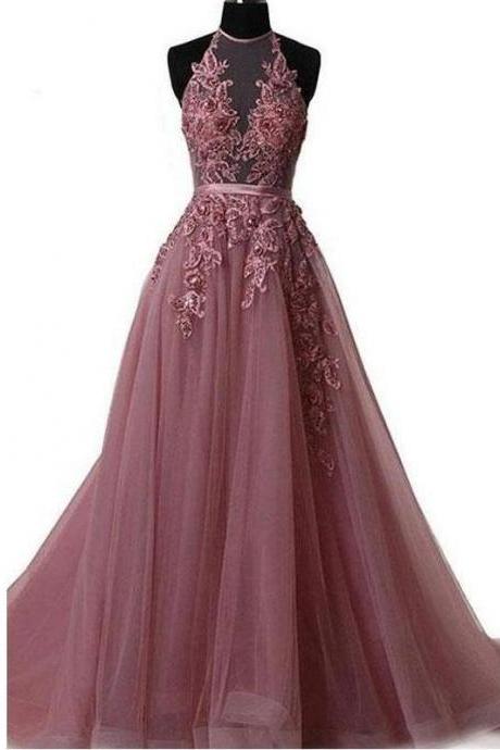 Elegant Sweetheart A-line Sleeveless Appliques Evening Dress ,formal Party Dress,prom Long Dress