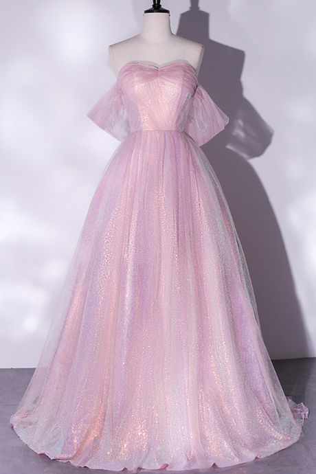 Prom Dresses,Pink Purple Mermaid Kiki Sexy Slim Dinner Dresses Light Luxury High-end Hostess Gowns