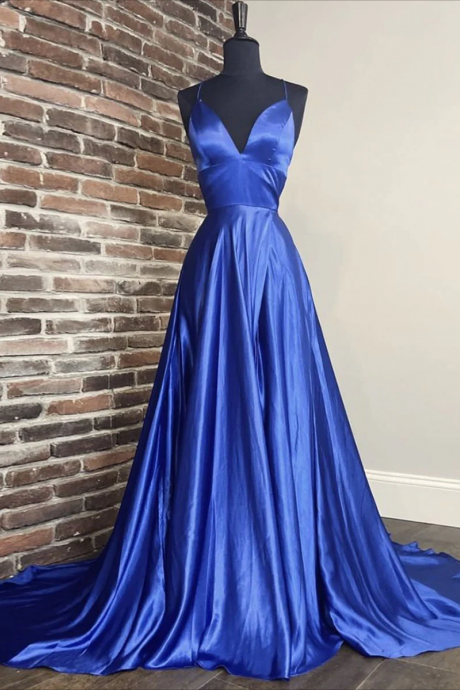 Royal Blue Two Piece Sleeveless Short Homecoming Dresses With Beaded on  Luulla