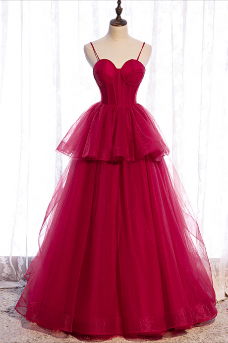 Champagne A-Line Scoop Sleeveless Long Formal Dress