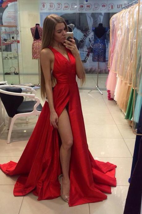 Red Prom Dresses,evening Dress,prom Dress,backless Prom Dresses,charming Prom Gown, Prom Dress,open Back Evening Gowns For Teens