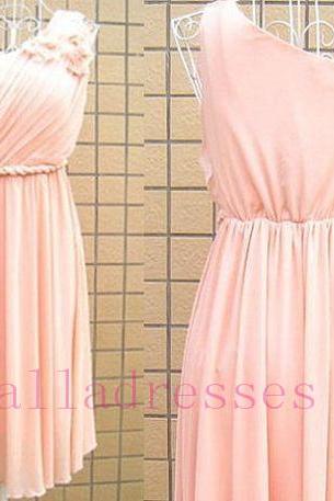 Blush Pink Homecoming Dress,One Shoulder Homecoming Dresses,Homecoming Gowns,Prom Gown,Blush Pink Sweet 16 Dress,Homecoming Dress,Cocktail Dress,Evening Gowns