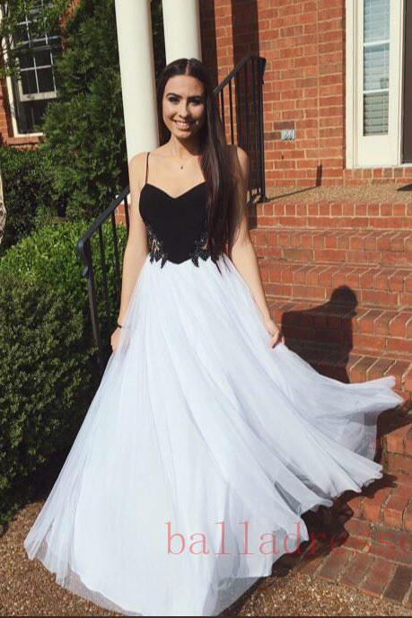 White Prom Dresses,tulle Prom Dress,modest Prom Gown,prom Gown,princess Evening Dress,ball Gown Evening Gowns,party Gowns,2016 Evening Gown