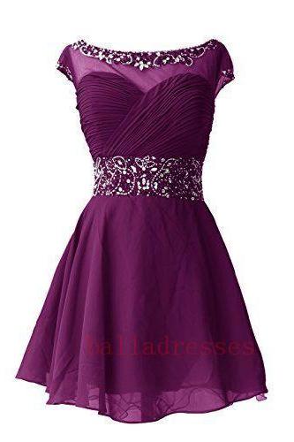 Grape Homecoming Dress,Short Prom Dresses,Homecoming Gowns,Homecoming Dresses,Graduation Dresses,Sweet 16 Gown