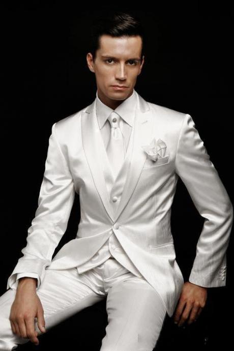 Custom Made men suit for wedding tuxedo long tail suit three piece suits prom 2017 formal mens suits (Jacket+Pants+Vest) Wedding Suits,groomsman DRESS