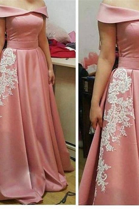 Prom Dresses,Pink Evening Gowns,Lace Formal Dresses,Prom Dresses,Fashion Evening Gown,Beautiful Evening Dress,Pink Formal Dress,Lace Prom Gowns