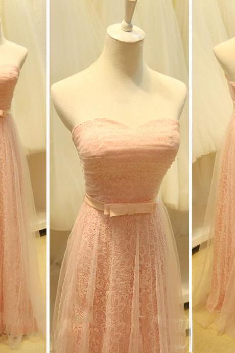 Pink Prom Dresses,blush Pink Lace Prom Dress,prom Gown,pink Prom Gown,elegant Evening Dress,evening Gowns,party Gowns