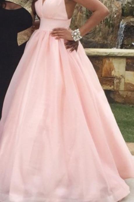 Pink Prom Dresses,Ball Gown Prom Dress,Prom Gown,Pink Prom Gown,Elegant Evening Dress,Evening Gowns,Party Gowns