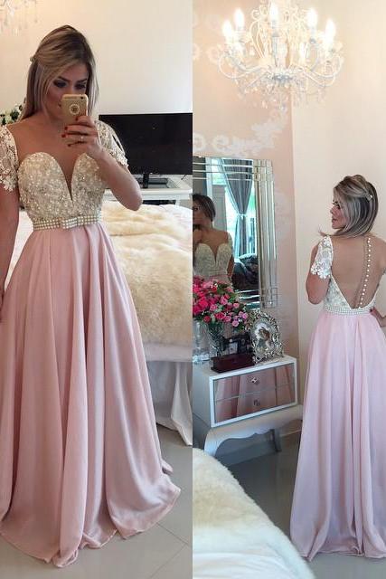Pink Prom Dresses,chiffon Prom Gowns,pink Prom Dresses,long Prom Gown,prom Dress,evening Gown,party Gown