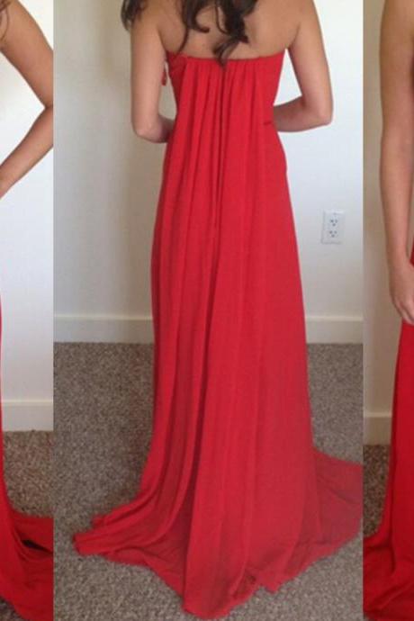 Red Prom Dress,sweetheart Prom Dress,split Prom Dress,fashion Prom Dress,sexy Party Dress, Style Evening Dress