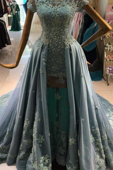 New Arrival Prom Dress,Modest Prom Dress,long sleeves prom dresses,black prom dress,black evening gowns,two piece prom dresses,prom gowns 2017