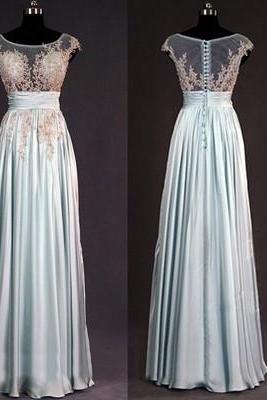 Lace Bridesmaid Dress, Dusty Blue Bridesmaid Dress, Long Bridesmaid Dress, Bridesmaid Dress 2017, Long Prom Dress