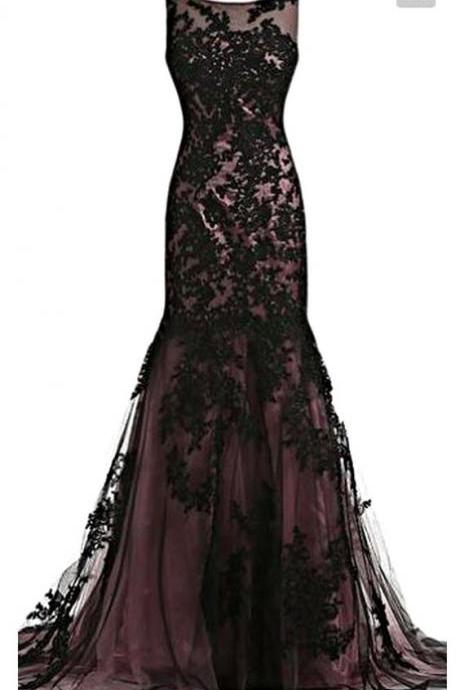 Mermaid Prom Dresses,Black Prom Dress,Prom dress,Modest Evening Gowns,Cheap Party Dresses,Graduation Gowns