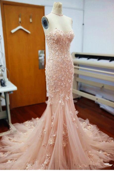 Wedding Dresses, Wedding Gown,lace wedding dress princess vintage mermaid bridal gowns