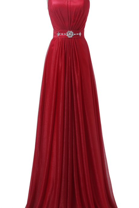 Real Picture Long Dark Red Evening Dress Sequin Shinning Elegant Formal Evening Dresses Dinner Night Party Prom Gown