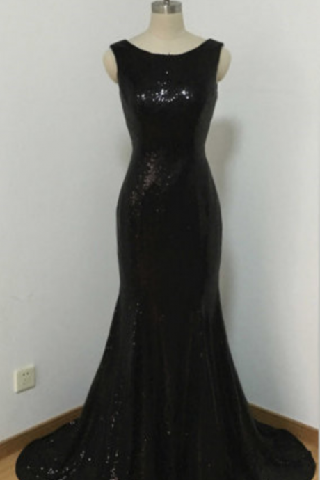Sliver Sequin Backless Camo Prom Dress Customized Elegant Scoop Neck Long Prom Dresses Mermaid