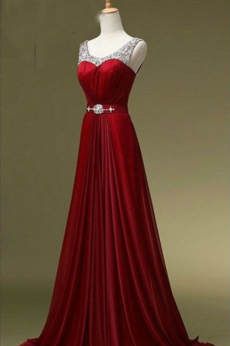 Red Prom Dress,discount Prom Dress,custom Prom Dress,beaded Prom Dress,chiffon Prom Dress, Prom Dress,handmade Prom Dress,long Prom Dress,dress
