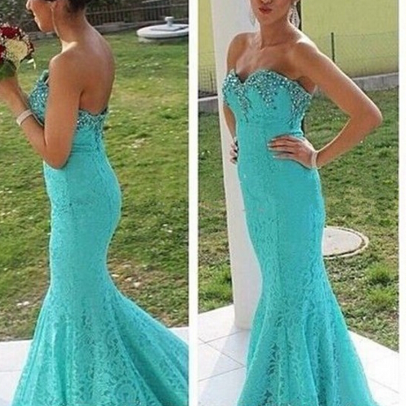 High Quality Prom Dress,mermiad Prom Dress,sweetheart Prom Dress,noble