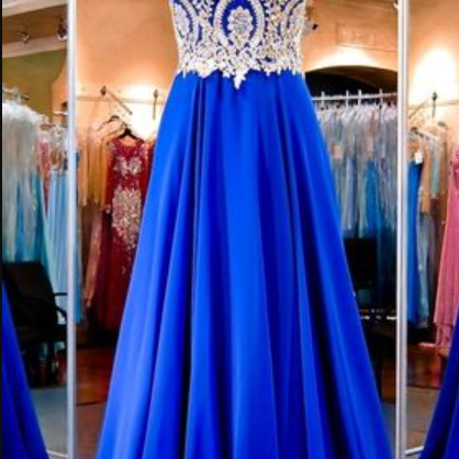 Online Shopping Royal Blue Prom Dresses Real Images Sweetheart Neck ...