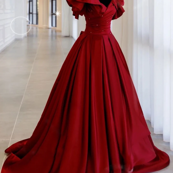 Women's Chiffon Beaded Prom Dress Jewel Long Evening Dress ALine Prom