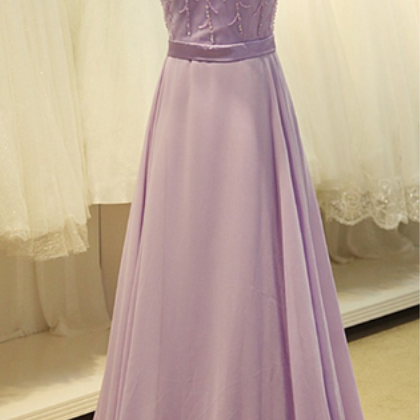 Cap Sleeve Chiffon Formal Prom Dress, Beautiful Long Prom Dress, Banquet Party Dress