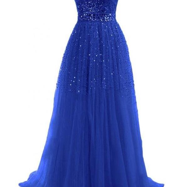 Sweetheart Prom Dress,sparkly Prom Dresses,long Evening Dress on Luulla