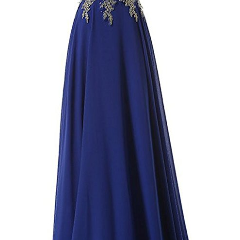 Prom Dresses With Beaded Lace Appliques