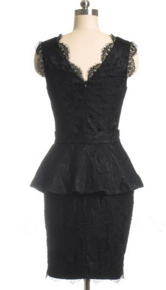 Short Lace Homecoming Dress Custom Made, Sleeveless V-Neck Short/Mini ...