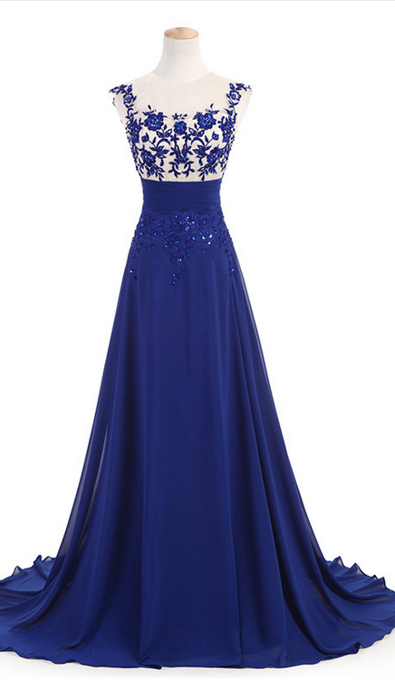 Arrive At The New Party Ball Gown With A Long Dress Style Pearl Chiffon ...