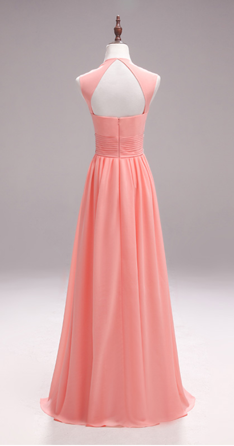 without sleeves long gown