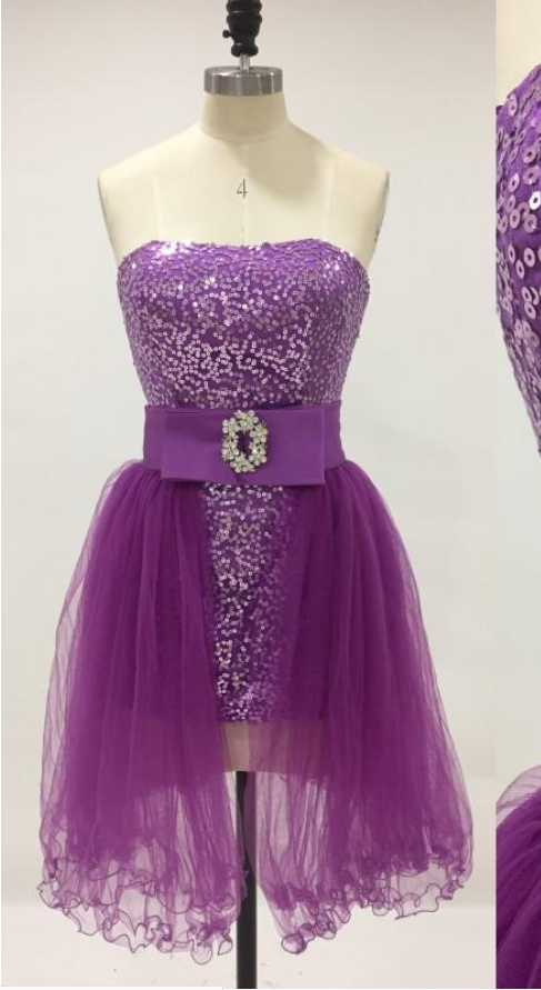 Classic Short Homecoming Dresses Purple Sheath Column Short Mini ...