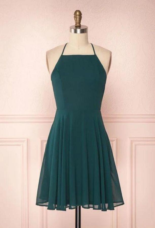 Cute a line Short Chiffon Homecoming Dresses Cocktail Dress
