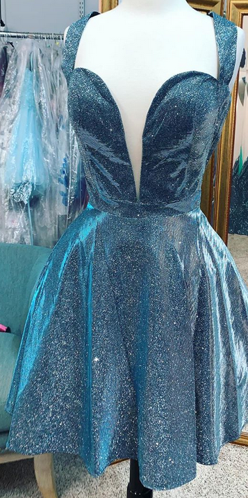 Ball-Gown/Princess Short Homecoming Dress With Lace main image 1